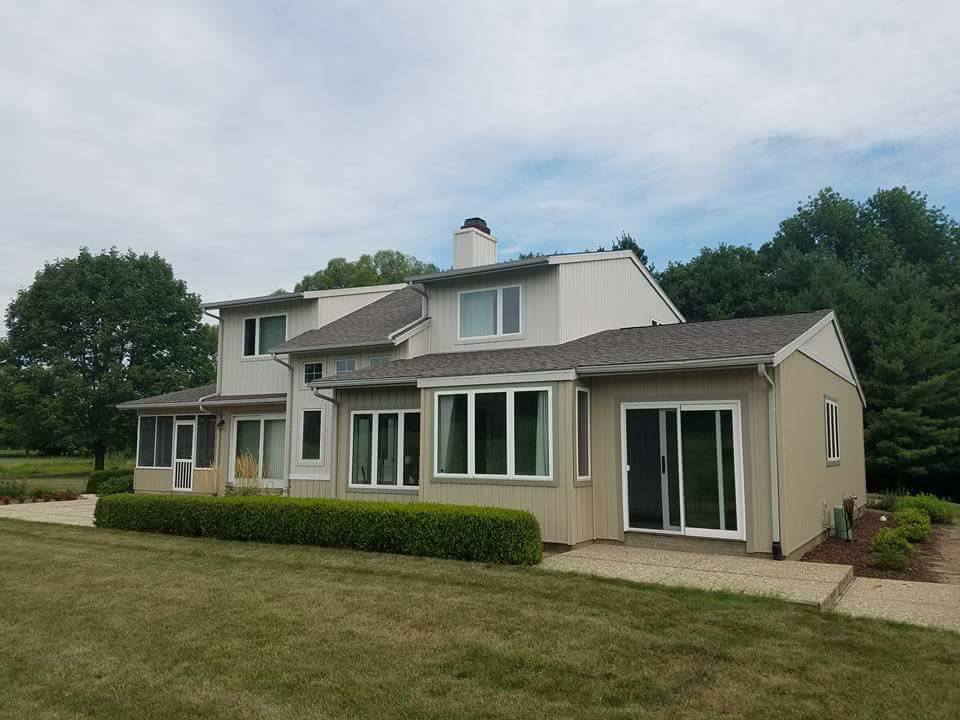 RoofingChampaignIl A Finished Siding Job in Champaign Il